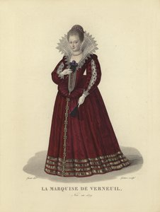 Catherine Henriette de Balzac dEntragues，Marquise de Verneuil，法国国王亨利四世的先生