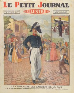 和平守护者一百周年，涵盖Le Petit Journal的插图，1929年3月24日