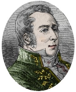 Charles Augustin (Charles-Augustin) Coulomb (1736-1806), 科学家，工程师，物理学家 - Alexis Clerc的 "Sciences à la gratete de tous - physics et chimie populaires "中的版画 - 19世纪末 - 私人收藏 作者 French School