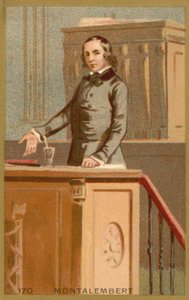 Charles Forbes Rene de Montalembert，法国历史学家