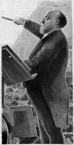 查尔斯-拉穆勒（1834-1899），法国小提琴家，巴黎歌剧院的第一任指挥。 作者 法语学校
