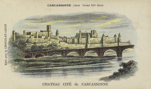 Chateau Cite Carcassonne，Carcassonne，Aude 作者 法语学校