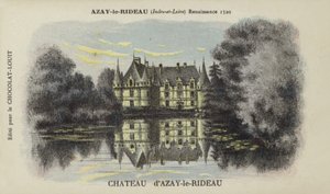 Azay-le-Rideau城堡，Indre-et-Loire 作者 法语学校