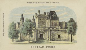 Chateau duzes，Uzes，Gard 作者 法语学校