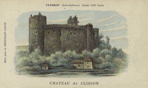 Clisson城堡，Clisson，Loire-Inferieure 作者 法语学校