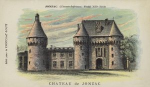 Jonzac Castle，Jonzac，Charente-Inferieure 作者 法语学校