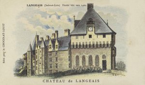 Langeais城堡，Langeais，Indre-et-Loire 作者 法语学校
