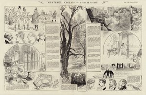Chateaux anglais, Notes de voyage (engraving) 作者 法语学校