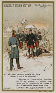 Chocolat Guerin-Boutron贸易卡，历史字系列（chromolitho） 作者 法语学校