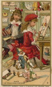 Chocolat Guerin Boutron贸易卡 作者 法语学校