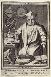 Christopher Clavius（1537-1612）69岁，由Jean Le Clerc出版，c.1606-07 作者 法语学校