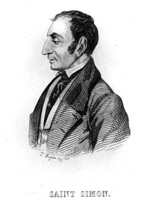 Claude Henri de Rouvroy（1760-1825）圣西门伯爵，18-19世纪 作者 法语学校