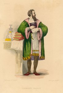 Clement Marot（彩色雕刻） 作者 法语学校