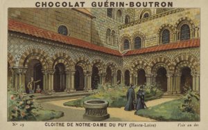 修道院的Notre-Dame du Puy，Haute-Loire 作者 法语学校