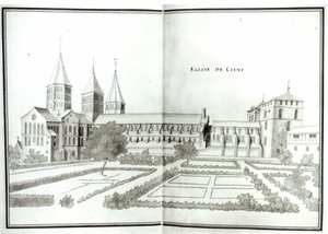 Cluny Abbey，来自Grand Atlas，t.2（纸上写着） 作者 法语学校
