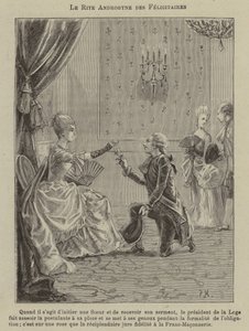 Co-Freemasonry (engraving) 作者 法语学校