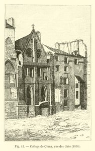 Cluny College，rue des Gres，1820 作者 法语学校