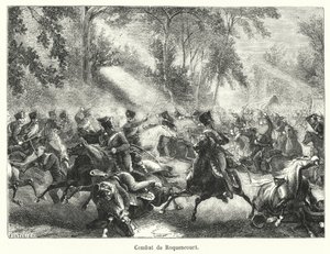 Combat de Roquencourt (雕刻) 作者 法语学校