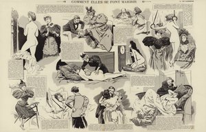 Comment elles se font maigrir (engraving) 作者 法语学校