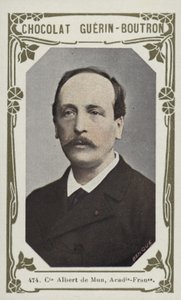 Academie-Francaise Albert de Mun伯爵（彩色照片） 作者 法语学校