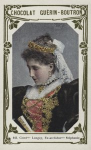 Comtesse Longay，前Archiduchesse Stephanie（彩色照片） 作者 法语学校