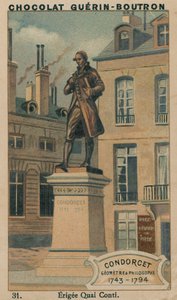 Condorcet，Geometre＆Philosopher，1743-1794，Erigee Quai Conti 作者 法语学校