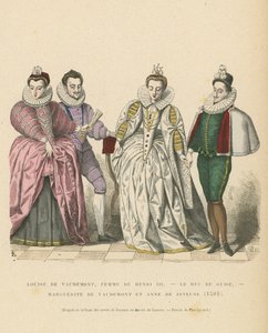法国贵族的服装，1581年 作者 法语学校