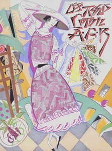 20 世纪 20 年代的棉织品设计（彩色石印版） 作者 法语学校