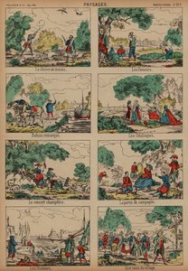 田园风光（彩色版画） 作者 法语学校