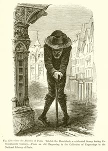 巴黎的奇迹奇迹。 Talebot the Hunchback，十七世纪着名的Scamp 作者 法语学校