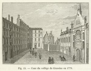 1779年Grassins学院 作者 法语学校