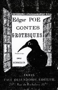 由Edgar Allan Poe封面于Contes Grotesques，于1882年出版 作者 法语学校