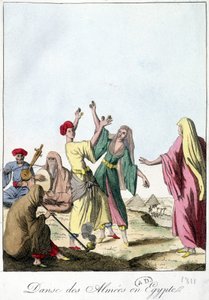埃及的阿尔米斯人的舞蹈。1811. 作者 法语学校