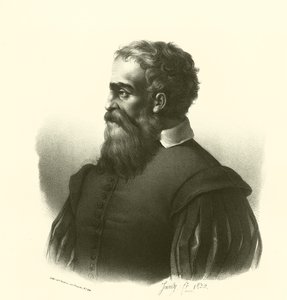 Daniele da Volterra，肖像画（雕刻）。 作者 法语学校