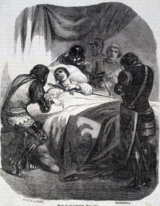 Death of Du Guesclin in 1380 - in “” Histoire de France”” by L.-P. Anquetil 作者 法语学校