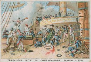 1805年在特拉法加战役中法国海军少将马格纳逝世 作者 法语学校