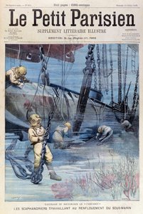 1905年7月23日，来自Le Petit Parisien的Deep Sea Divers试图提升Farfadet
