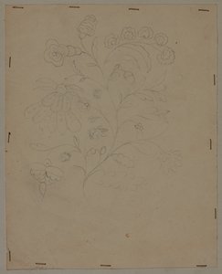 设计图纸，18 世纪晚期 作者 法语学校