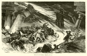 索多玛的毁灭（雕版画 作者 法语学校