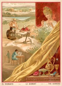 Diamonds (chromolitho) 作者 法语学校