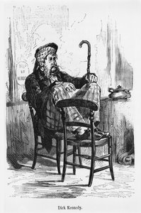 Dick Kennedy，来自Jules Verne（1828-1905）气球的五周插图巴黎，Hetzel 作者 法语学校