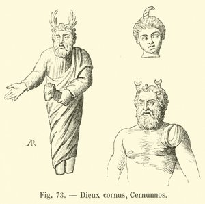 Dieux cornus，Cernunnos 作者 法语学校