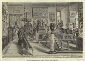 展示客厅家具，Pavillon de Flore，罗浮宫，巴黎 作者 法语学校