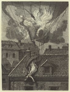 1819年7月6日，航空公司布兰查德夫人戏剧性地死亡 作者 法语学校