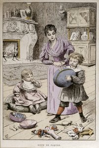 复活节彩蛋，1890年（彩色雕刻） 作者 法语学校