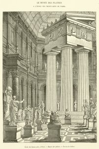 Ecole des beaux-arts, a Paris, Musee des platres (engraving) 作者 法语学校