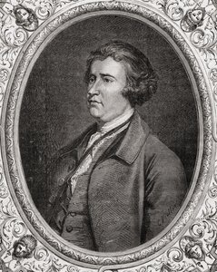 Edmund Burke，来自Louis Blanc的“法国革命史”（1811-82） 作者 法语学校