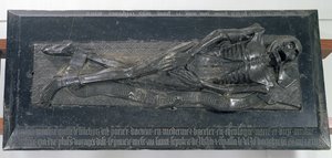 Guillaume Lefranchois（d.1446）的肖像画，被称为Potier，医生和白求恩的佳能，1446年 作者 法语学校
