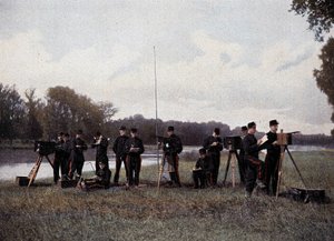 Electric and Optical Telegraphy - in “” Military Album”” 作者 法语学校