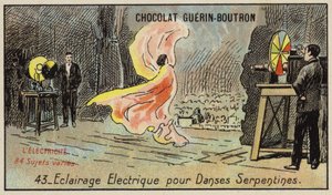 Electric lighting for the serpentine dance (chromolitho) 作者 法语学校